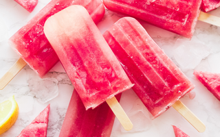 Watermelon Gin-Mojito Boozy Popsicle