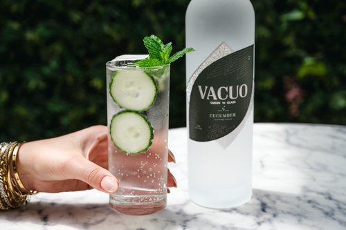 Cucumber Mint Collins with VACUO Cucumber Vodka