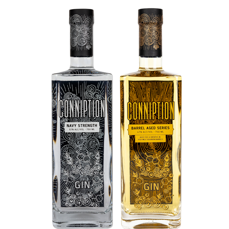 2-pack Conniption Gin Set Navy & Barrel Aged